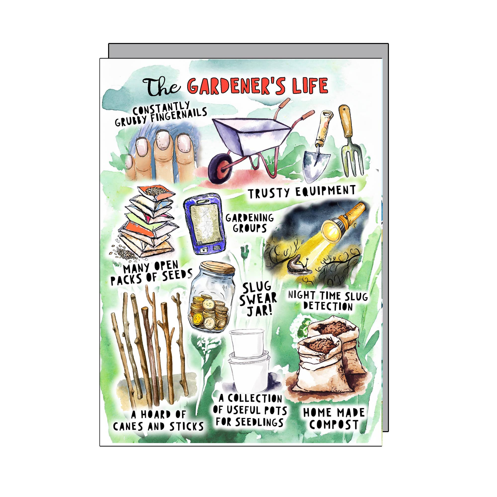 Go La La – wholesale Birthday card – The Gardener's Life birthday card0