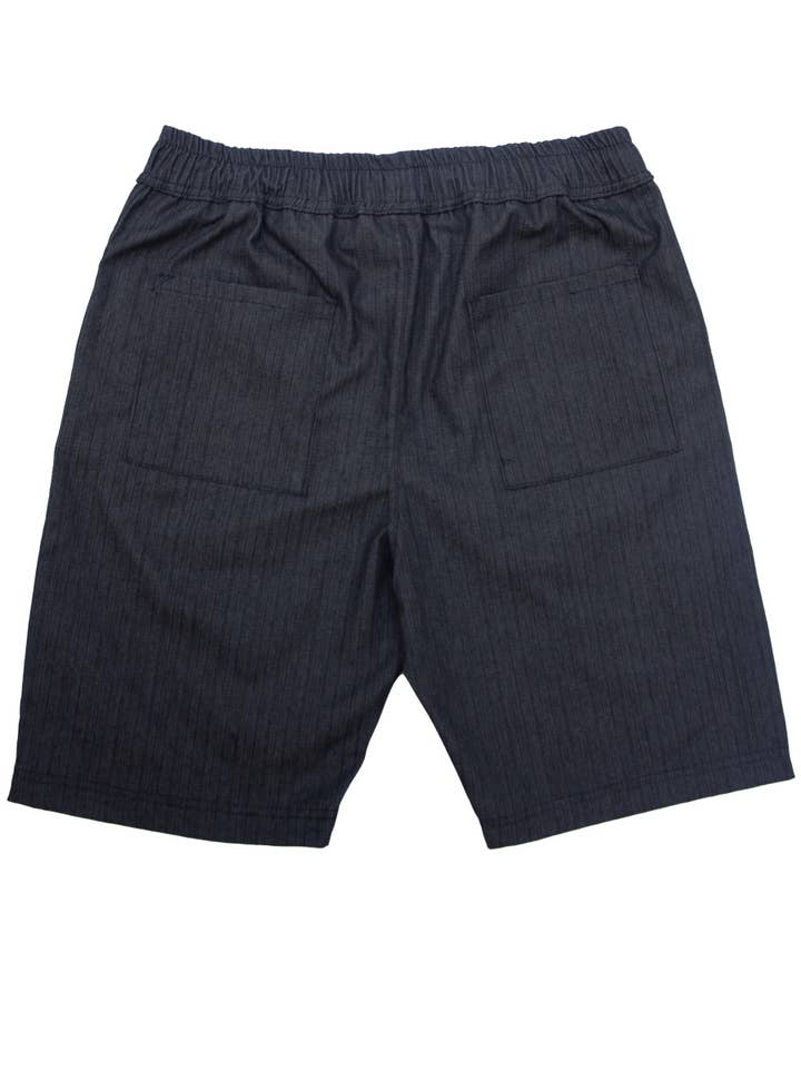 Black W8081-0003 YM MAGIC TWILL BOARD SHORTS for wholesale on Faire