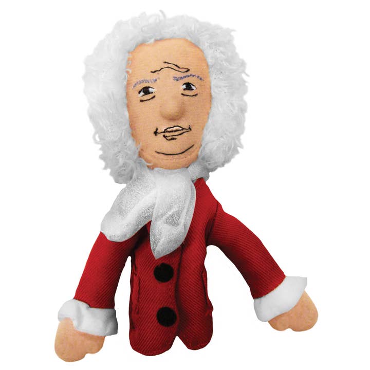 Isaac Newton Finger Puppet for wholesale by Unemployed Philosophers Guild