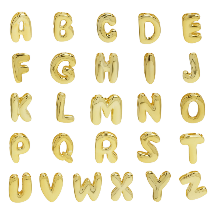 Savvy Bling - Wholesale Pendant/Charm Necklace - Smooth Initial Custom Word Name Necklaces 1