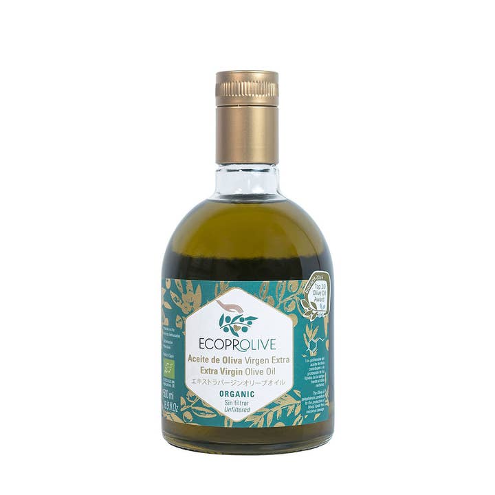 ECOPROLIVE 100% OLIVE ORGANIC PRODUCTS - Wholesale Olive Oil - Organic Extra Virgin Olive Oil Unfiltered 500 ml.1