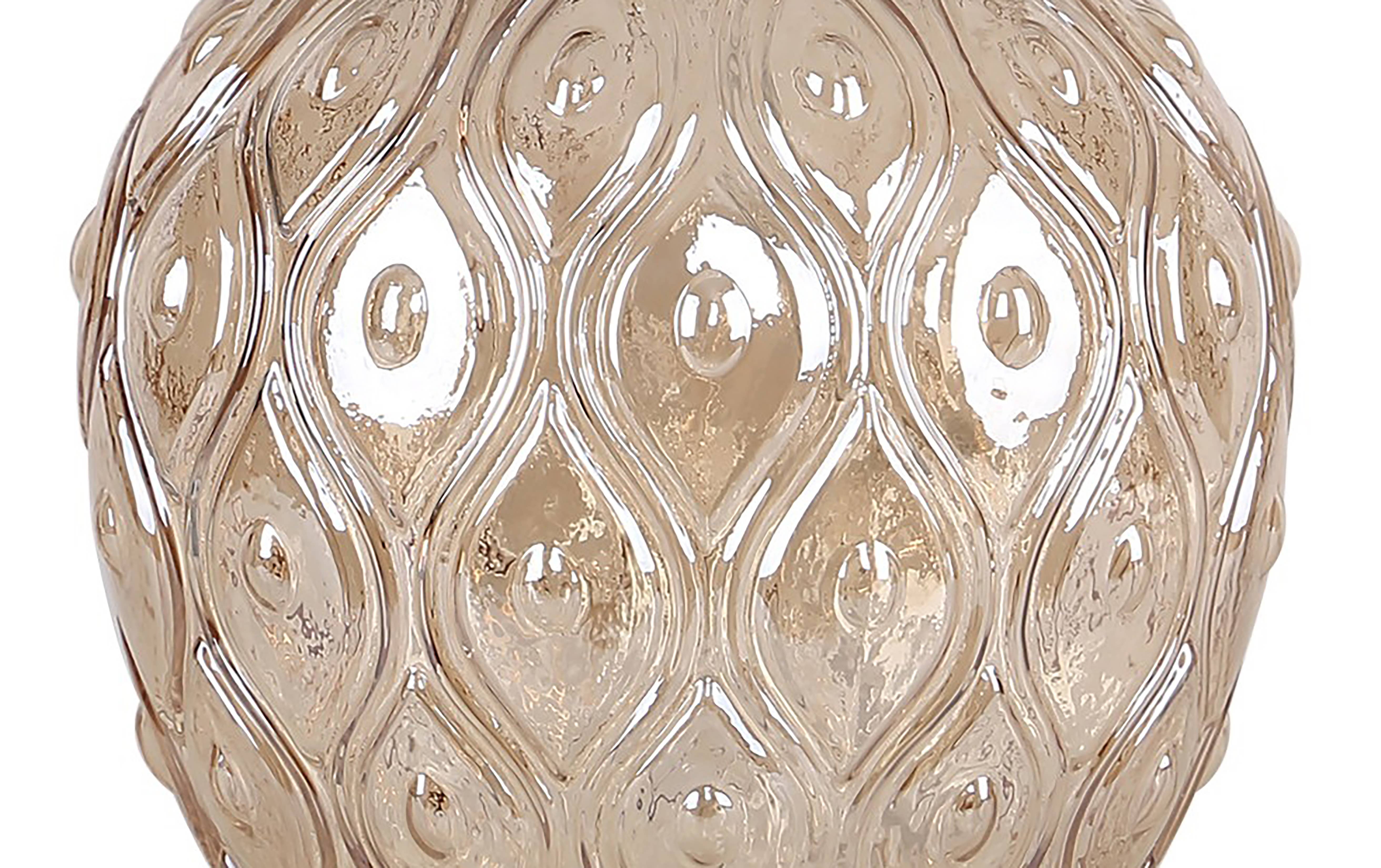 LumiSource and Grandview Gallery - Wholesale Accent/Desk Lamp - 20.5" Glass Table Lamp w/ Patterned Base & Linen Shade (2PK)6