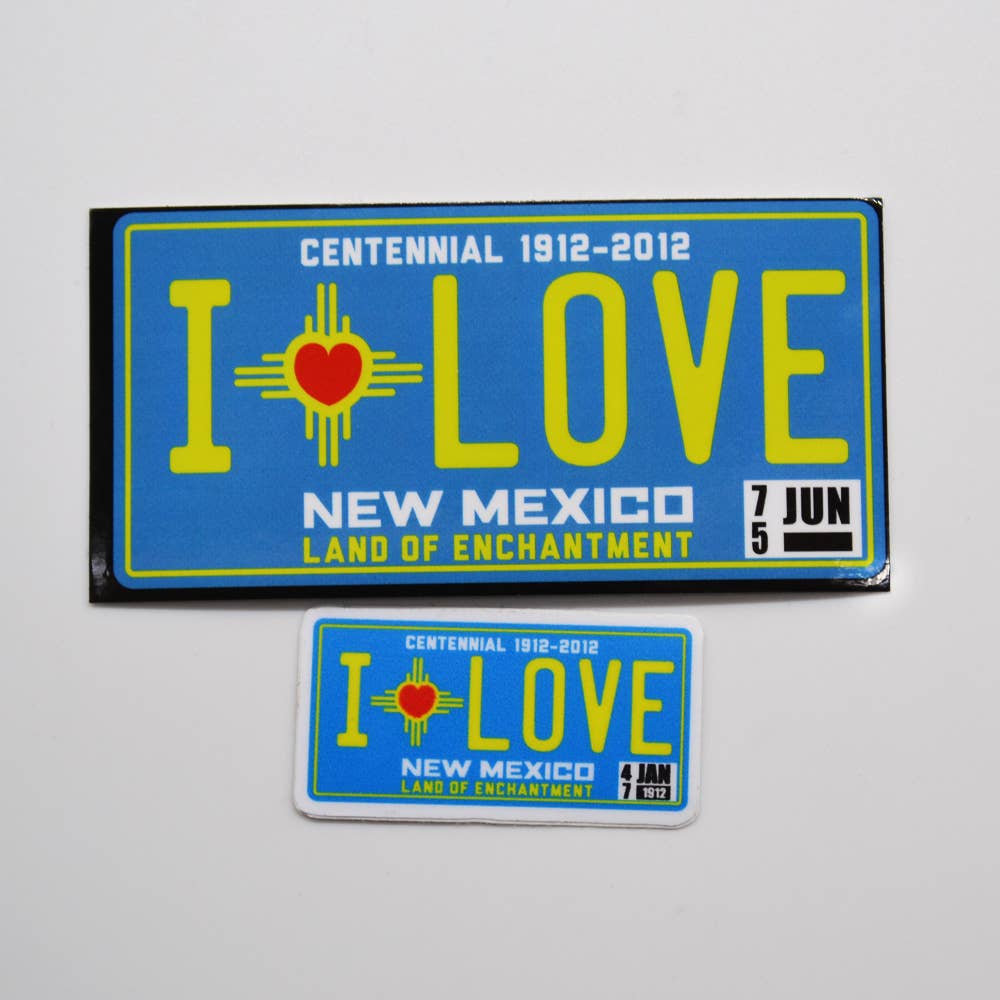 Metal the Brand - Venta al por mayor Pegatina - Plato I Love Love Turquesa Nuevo México - Adhesivo3