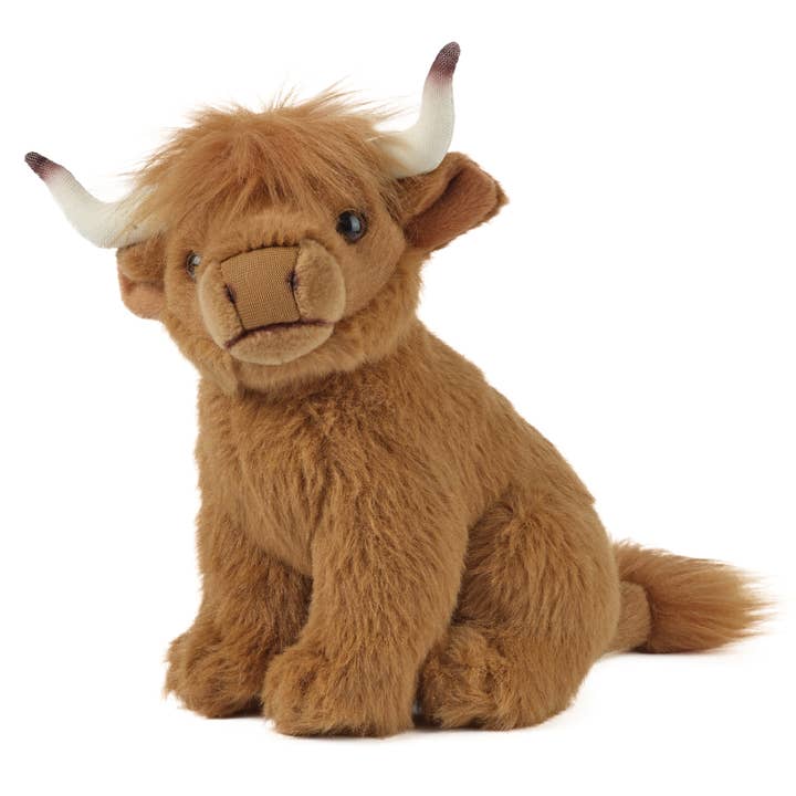 Keycraft - Wholesale Stuffed/Plush Toy - Kids & Baby - Living Nature Highland Cow Small Plush Stuffed Animal Toy