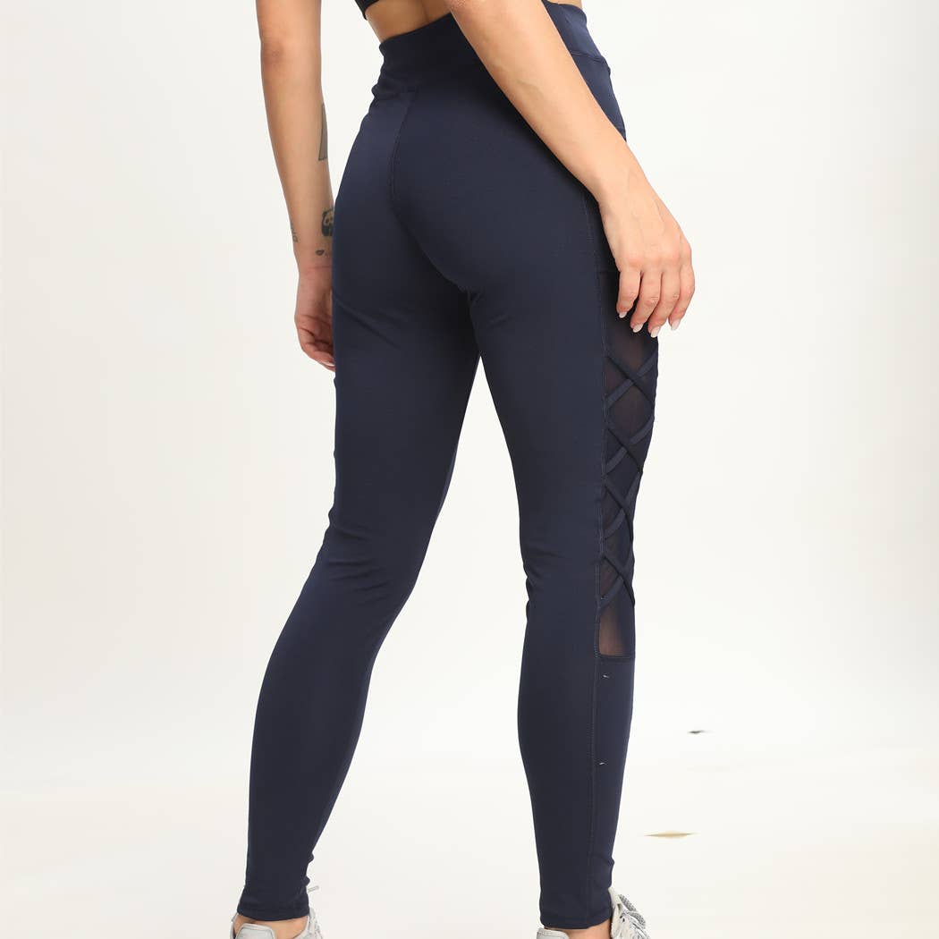 SSImport - Wholesale Athletic/Lounge Leggings - Women's - A1330 SPORTS YOGA POCKET LEGGINGS MIXED SIZES 12PCS/PACK24