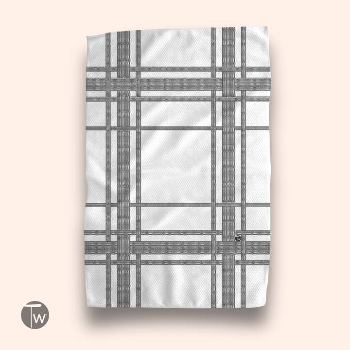 Twisted Wares - Wholesale Tea Towel - Black and White Fuckity Illusion Tea Towel3
