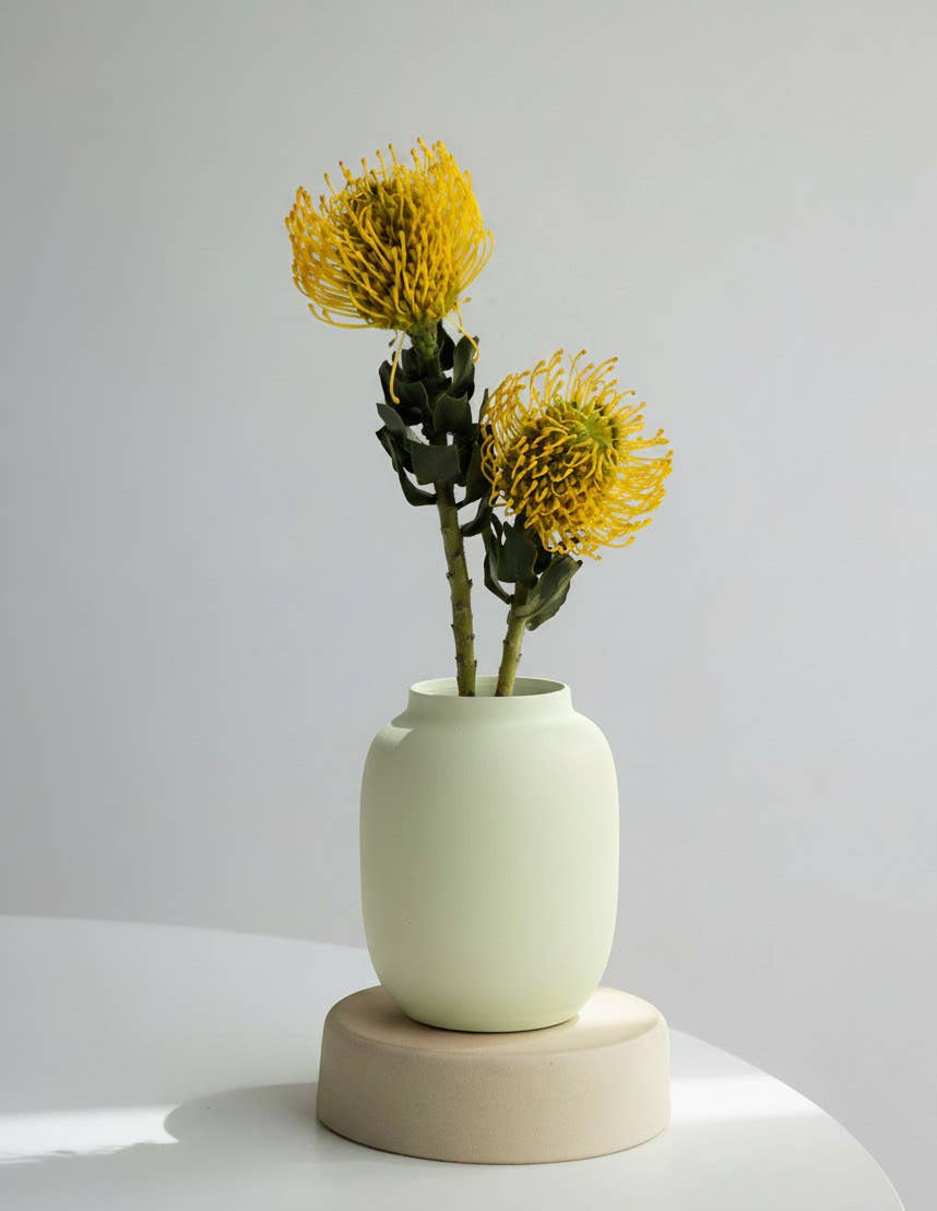 o cactuu - Wholesale Vase - Blanc 04 - Light Green Vase - Perfect for dried flowers 0