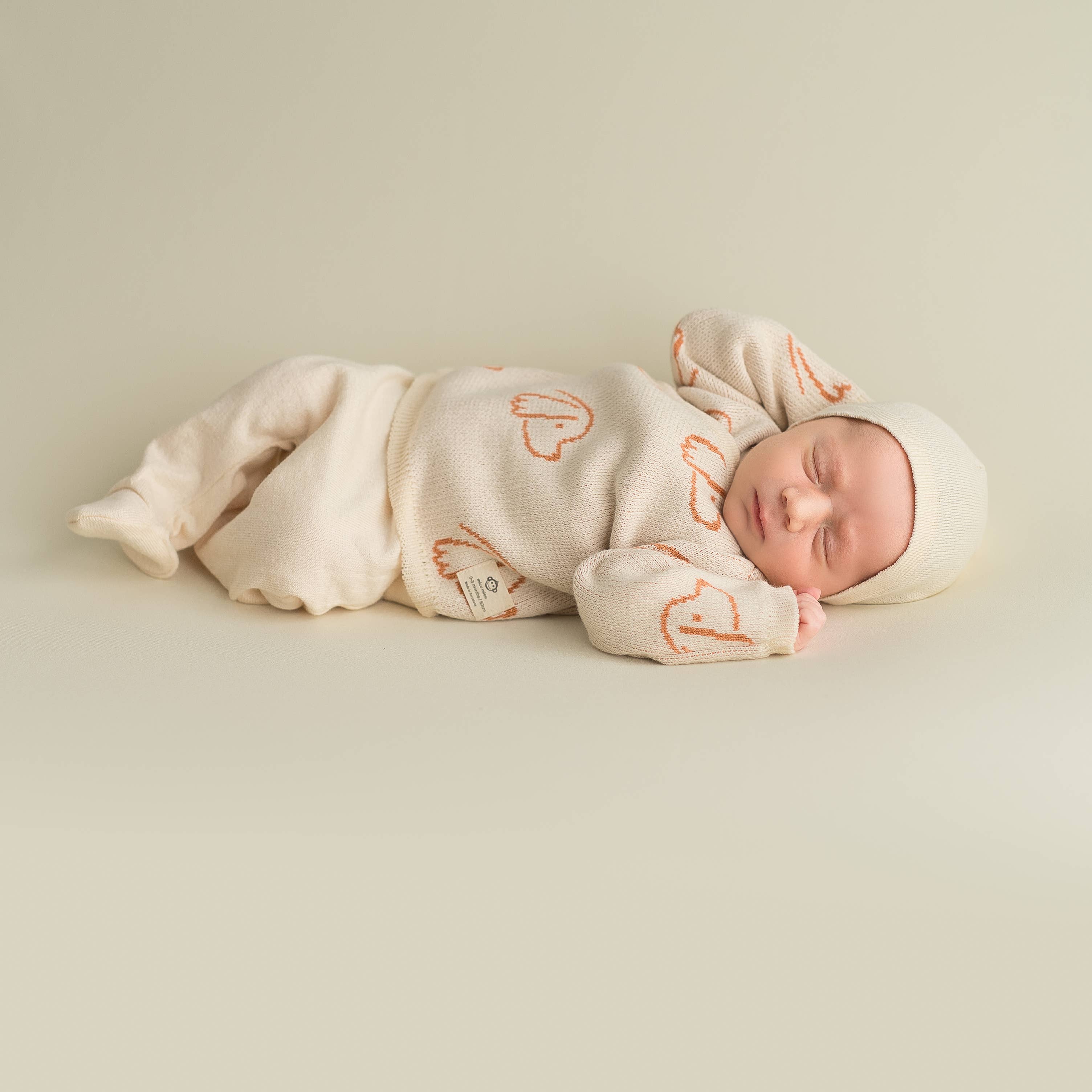 micu micu - Wholesale Clothing Set - Baby - Newborn Pack dogs ecru2