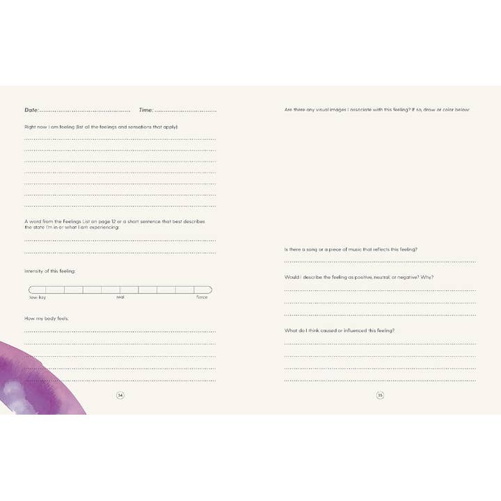 Blue Star Press - Wholesale Journal/Diary - How Am I Feeling Right Now?: A Guided Mindfulness Journal7