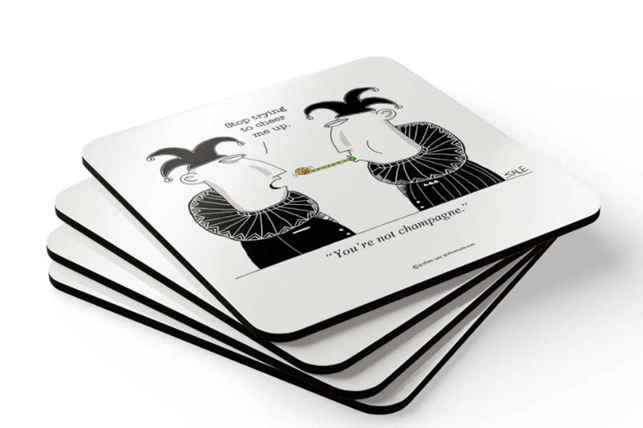 Graham Sale - Wholesale Coasters - You're Not Champagne.1