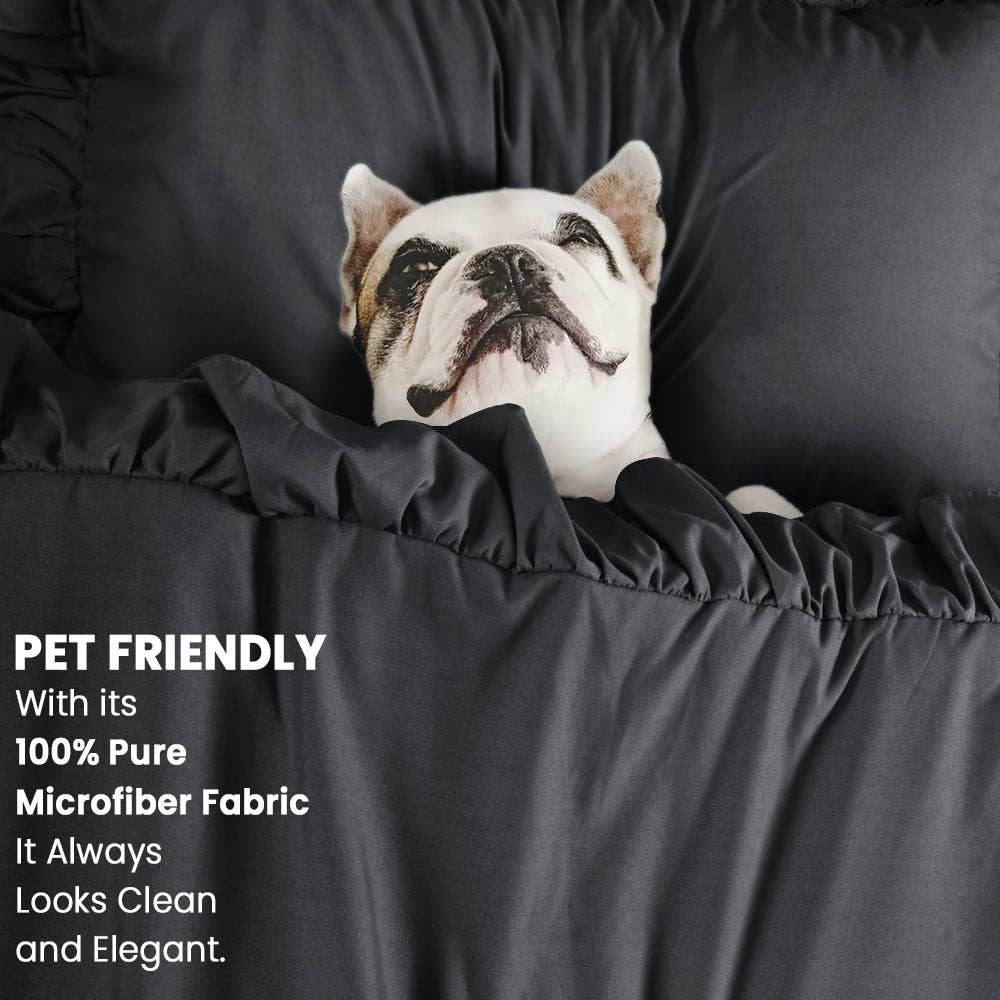 Cotton Passion - Wholesale Bedding Set - Duvet Cover Sets Frilled Duvet Set 3 Pcs Comforter Sets35