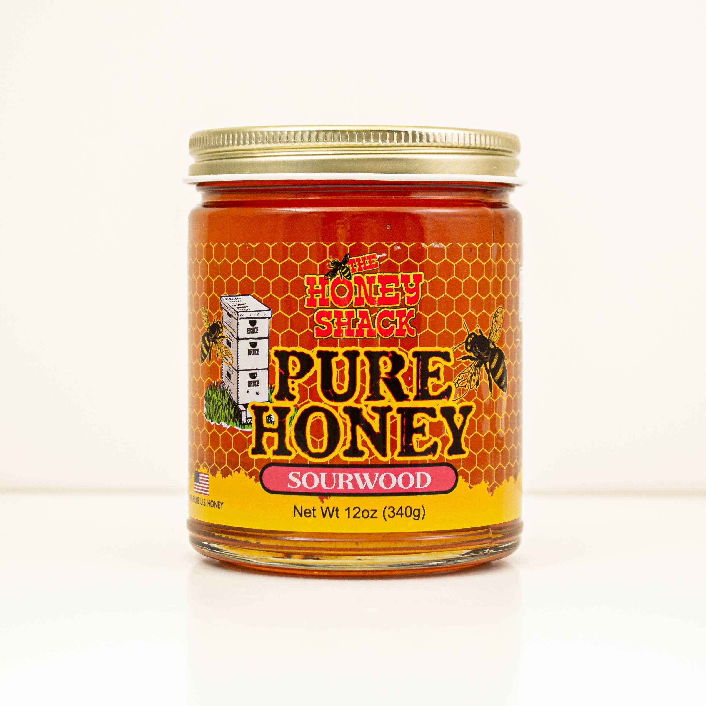 The Honey Shack - Wholesale Honey - Sourwood Honey 12 oz1