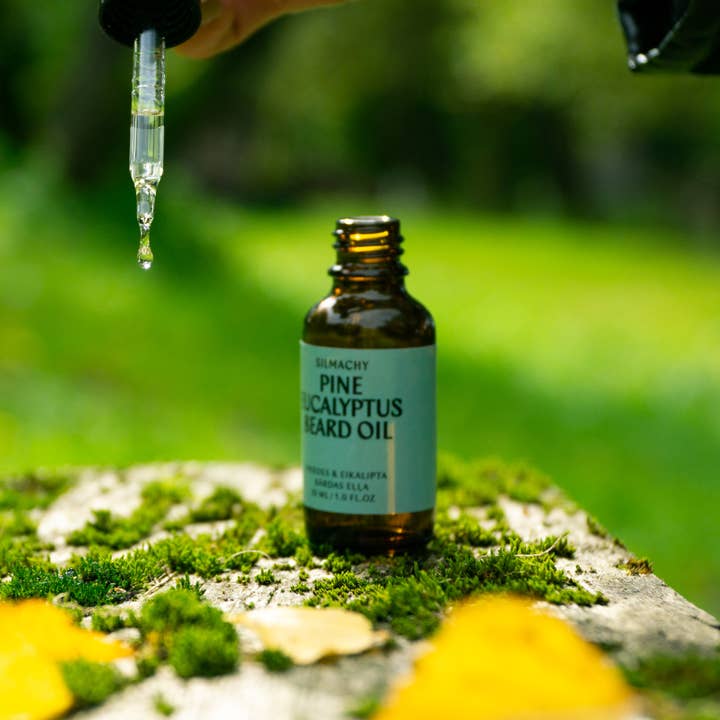 SILMACHY cosmetics - Wholesale Beard Styling Product - Pine & Eucalyptus Beard oil - Fresh and Invigorating
