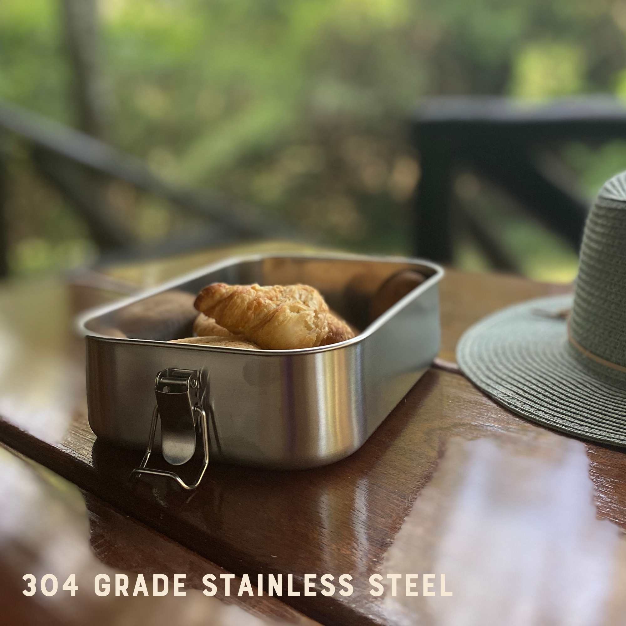 Moonmoon - Wholesale Lunch Bag/Box - Stainless Steel Lunch Box with Divider | 1.2L Bento Box2