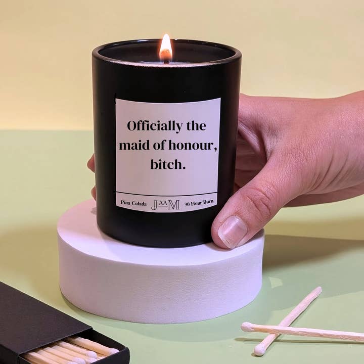 Bruidsmeisje Voorstel Kaars Cadeaus Voor Haar Grappig voor wholesale door JaaM