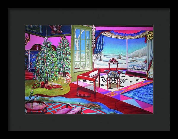 Sharon Tatem Fashion LLC - Wholesale Painting/Drawing - Christmas Painting - Framed Print9