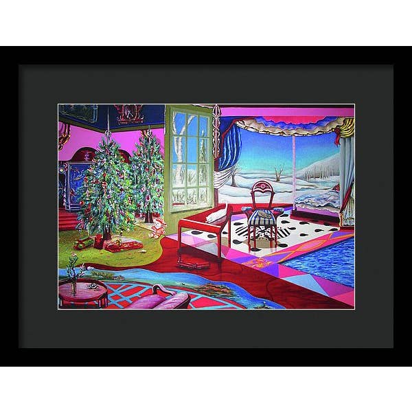 Sharon Tatem Fashion LLC - Wholesale Painting/Drawing - Christmas Painting - Framed Print9