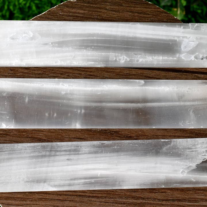Soothing Crystals - Wholesale Crystal Charging Plate - 6inches Selenite Charging Plate, Plain Selenite Slab4