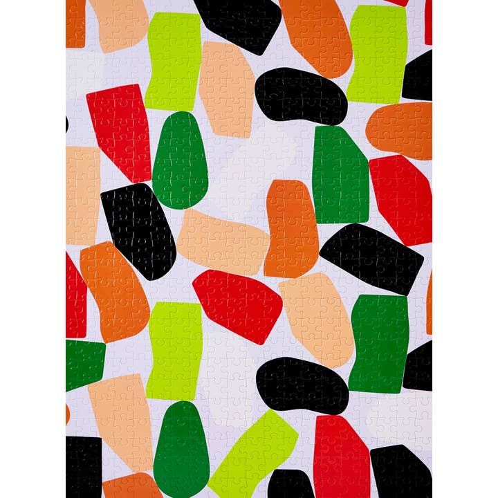 Areaware - Wholesale Puzzle - Adult - Dusen Dusen Pattern Puzzle 500 piece - stack