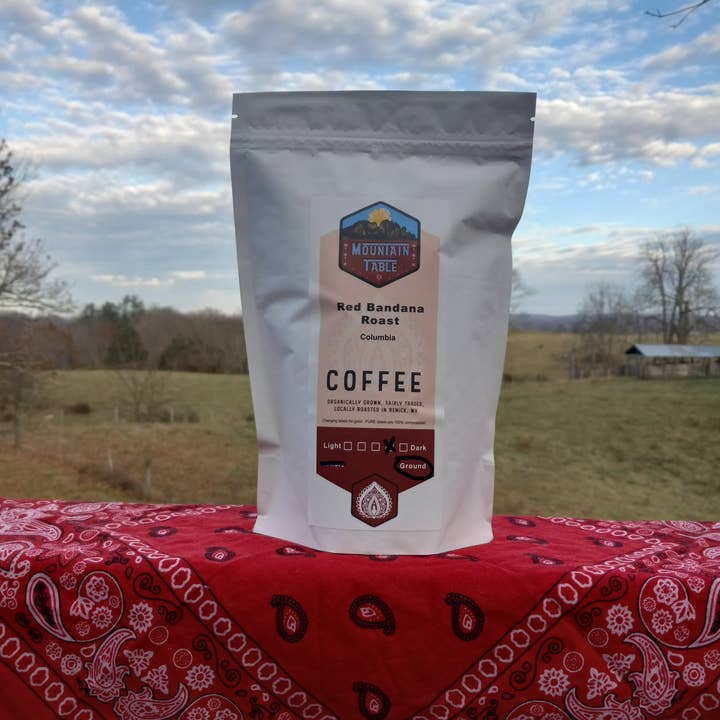 Red Bandana Roast for wholesale by Mountain Table