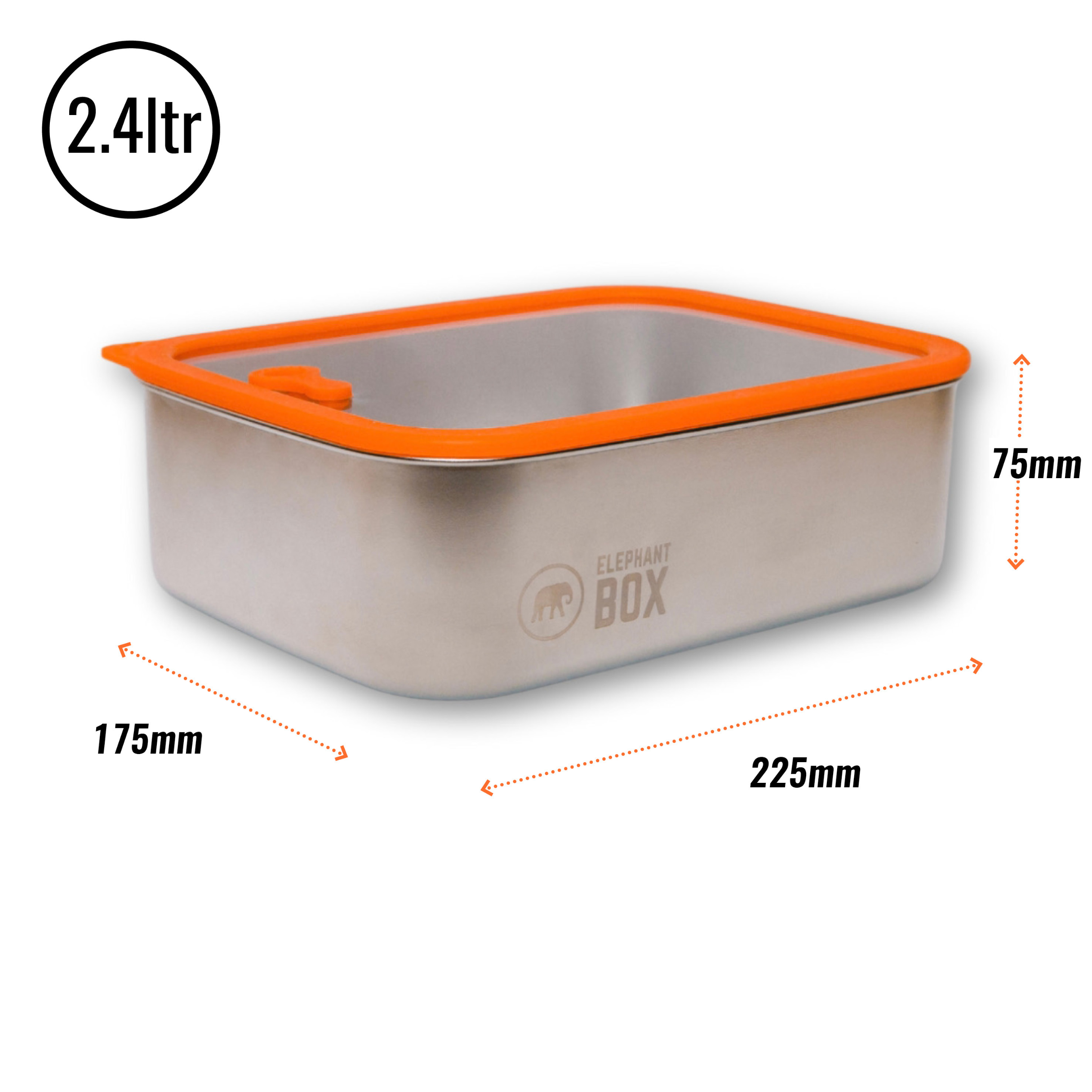 Elephant Box – Engroshandel Madbeholder – Prep & Store lækagesikre madbeholdere - Orange7