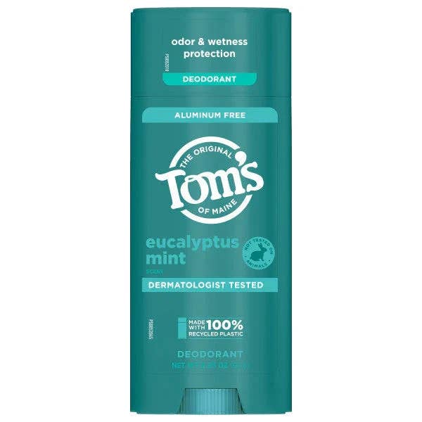 Tom's of Maine Deodorant, Eucalyptus Mint, 3,25 oz for engroshandel hos First Choice Buying