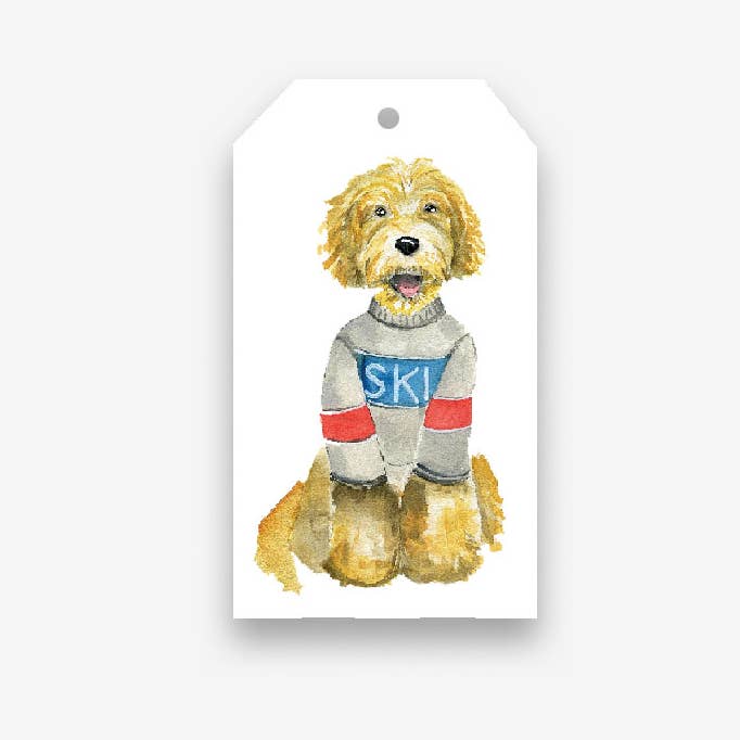 Gift Tags - Ski Dog - Holiday for wholesale by emmy+olly