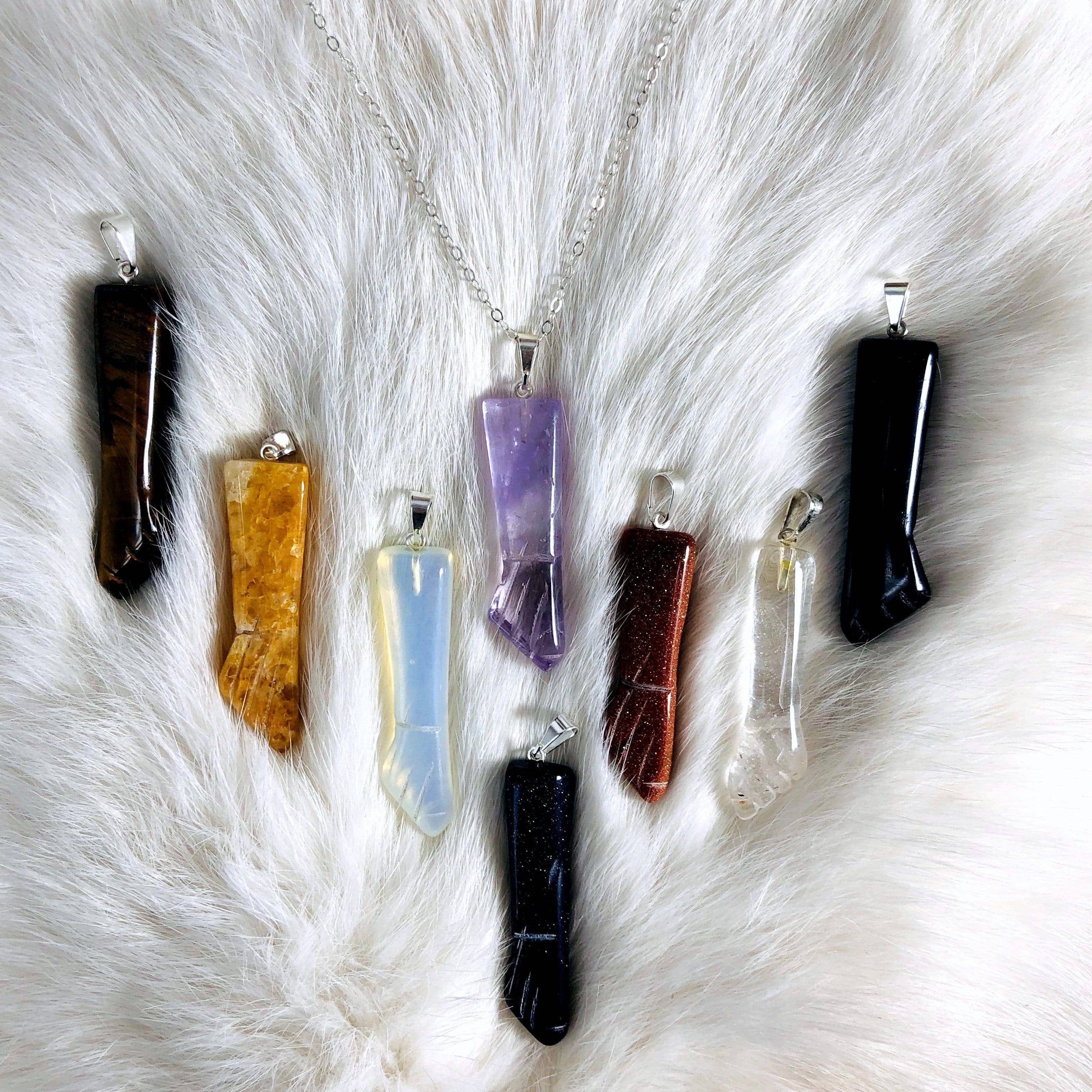 Rock Paradise - Wholesale Individual Charm/Pendant - Crystal Figa Hand Pendant Protection Stone Amulet1