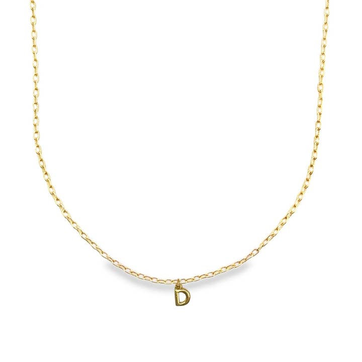Camilla Limón - Wholesale Pendant/Charm Necklace - Tiny Initial Charm Personalized Gold-Filled Necklace3