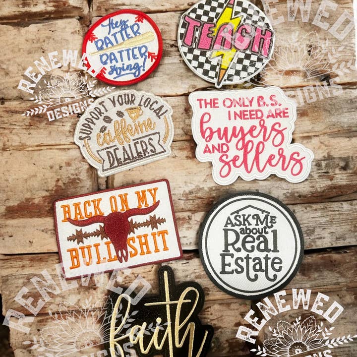 Renewed Designs - Wholesale Patch - Support Your Local Caffeine Dealer