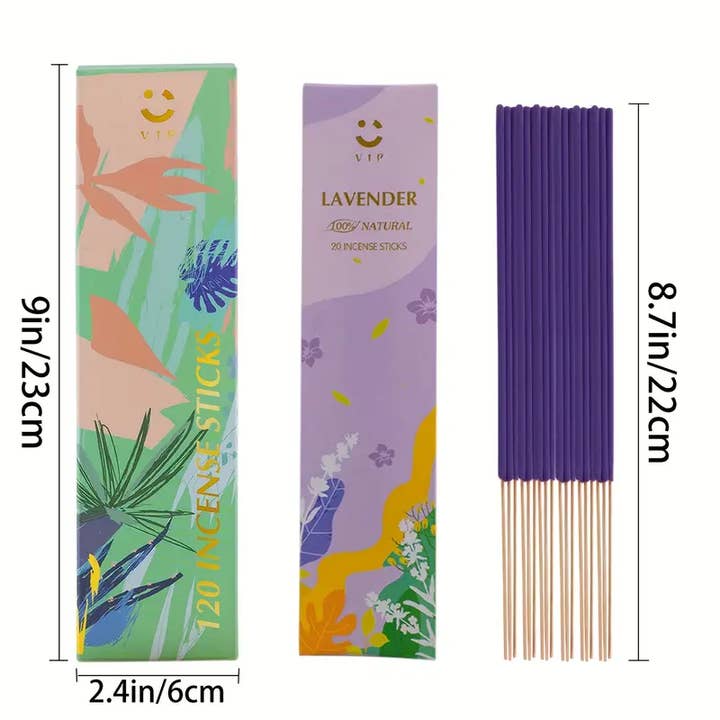 Magnifique Hearts - Wholesale Incense - Lavender Incense Sticks Healing Relaxation Yoga Meditation