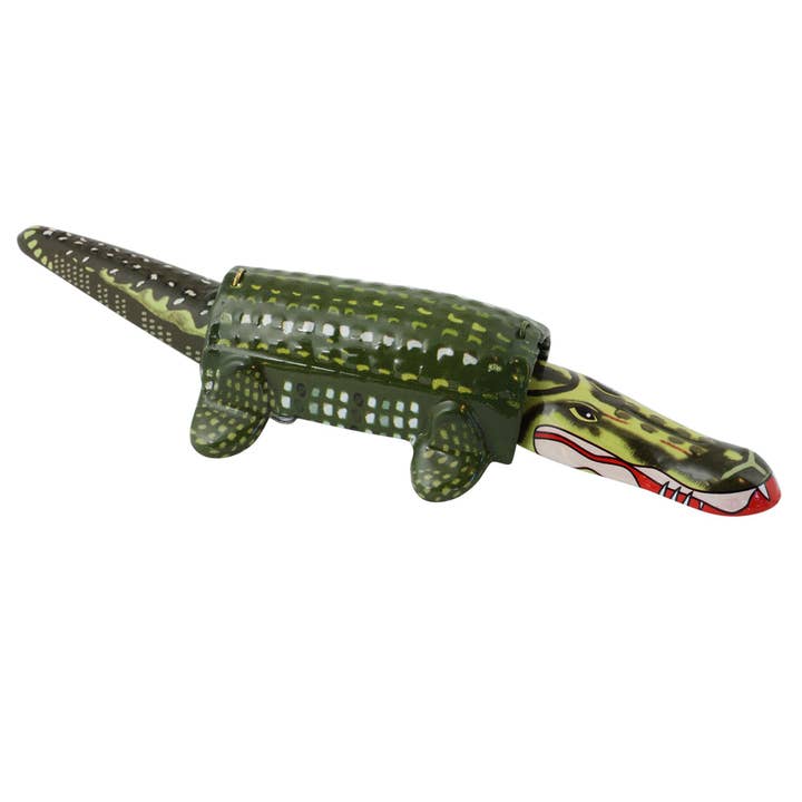 Tribal Trade GmbH – wholesale Classic toy – Kids – Tin toy wobbling crocodile Wobbly tin crocodile