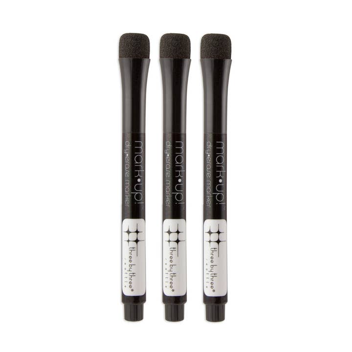 mark·up! dry·erase markers for wholesale by Three by Three Seattle
