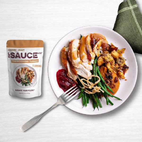 Le Sauce & Co. - Wholesale Sauce - Le Sauce & Co. 4-Serving Thanksgiving Turkey Gourmet Gravy