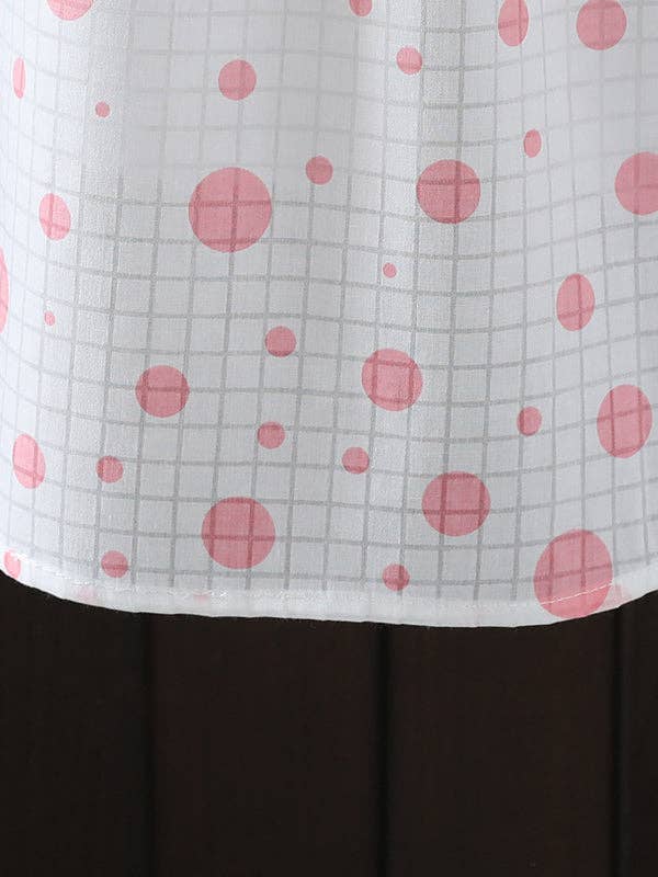 VividLux - Wholesale Button Down Shirt - Women's - Long Sleeves Loose Polka-Dot Lapel Shirts Tops12