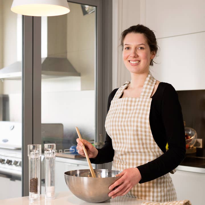 Rans Gingham Check Aprons 100% Cotton and other Purchase Wholesale blank aprons. Free Returns & Net 60 Terms on Faire trending on Faire.