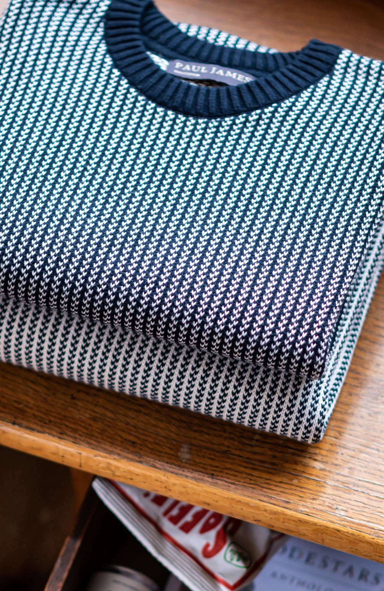 Paul James Knitwear - Vente Pull en maille – homme - Pull homme 100 % coton à point torsadé style pêcheur12