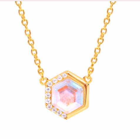 Chloe + Lois - Wholesale Pendant/Charm Necklace - Stardust Healing Stone Necklace4