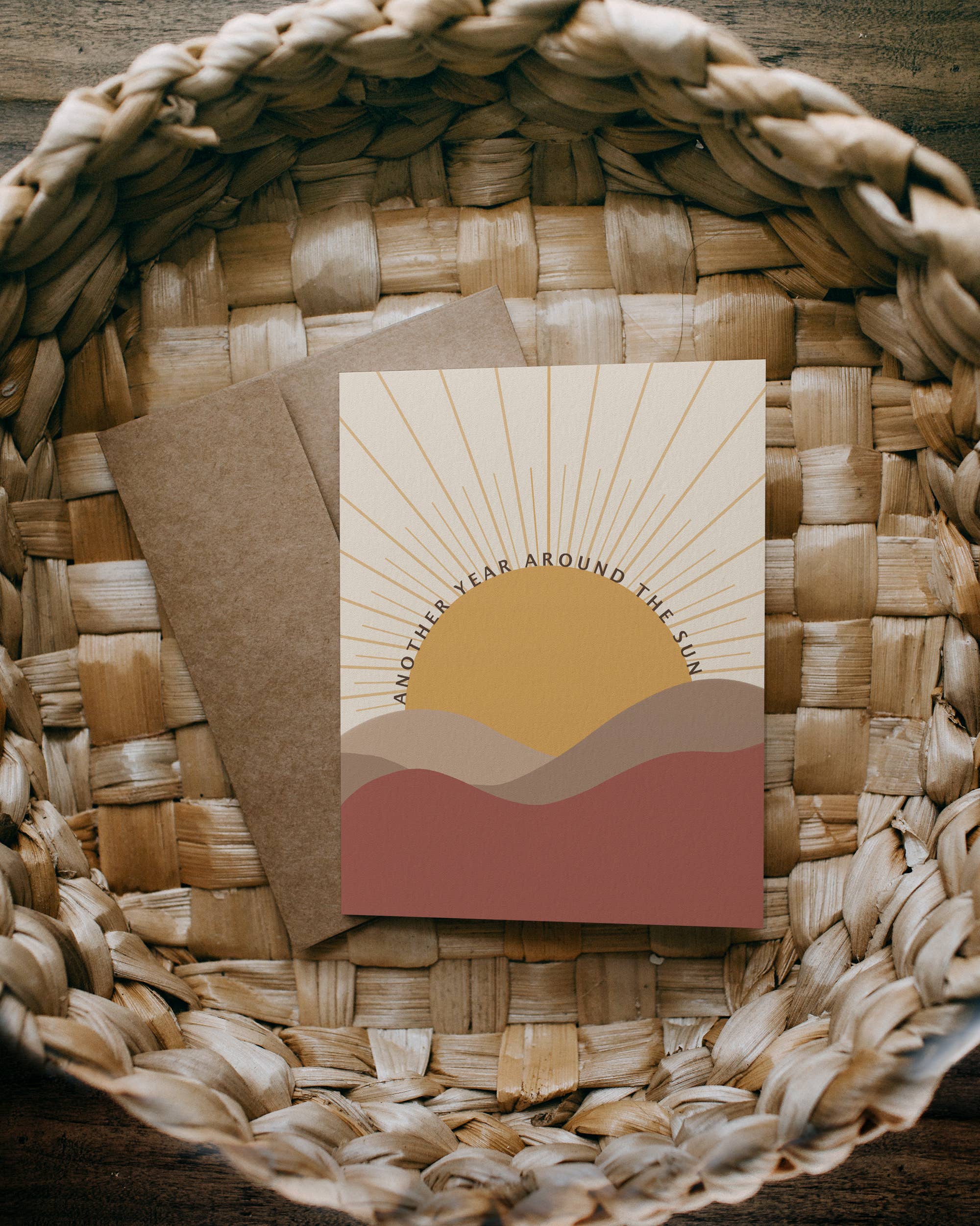 Highland Park Paper Co – wholesale Birthday card – Another Year Around The Sun | Birthday Card2