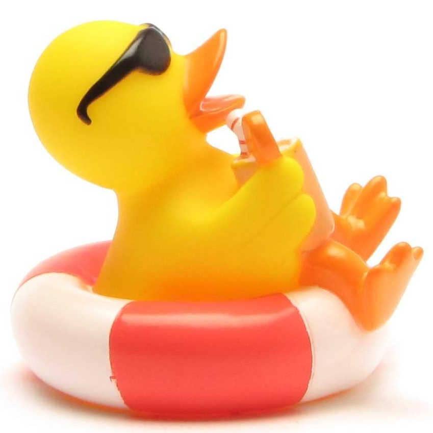 Duckshop - Wholesale Bath Toy - Baby - Rubber duck in a swimming band - rubber duck1
