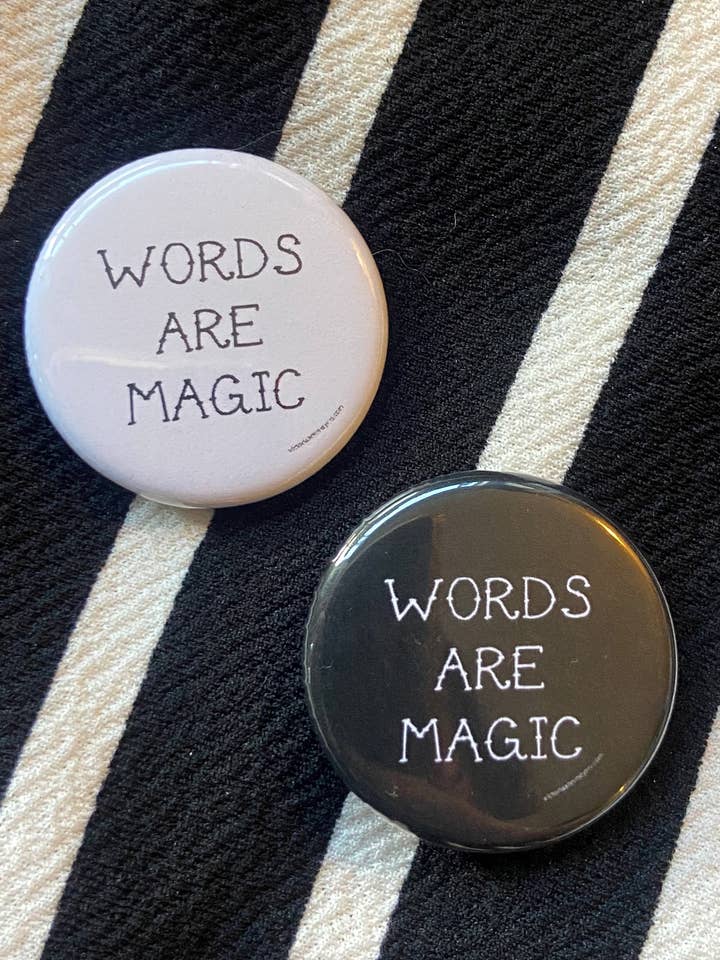 Words Are Magic 1.25" Magnet for wholesale by Victoria Ann Meyers