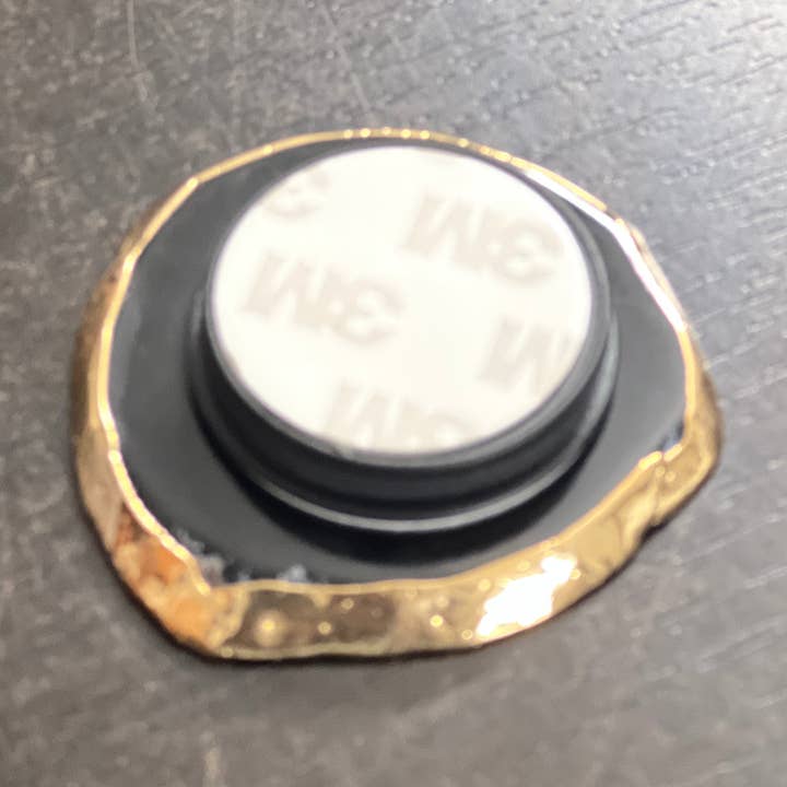 Svart agatkristall telefon PopSocket för wholesale av WHOLIFECO