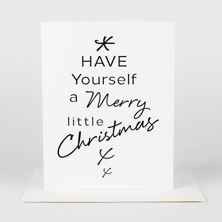 Heb jezelf een Merry Lil kerstwenskaart voor wholesale door Wrinkle & Crease Paper Products