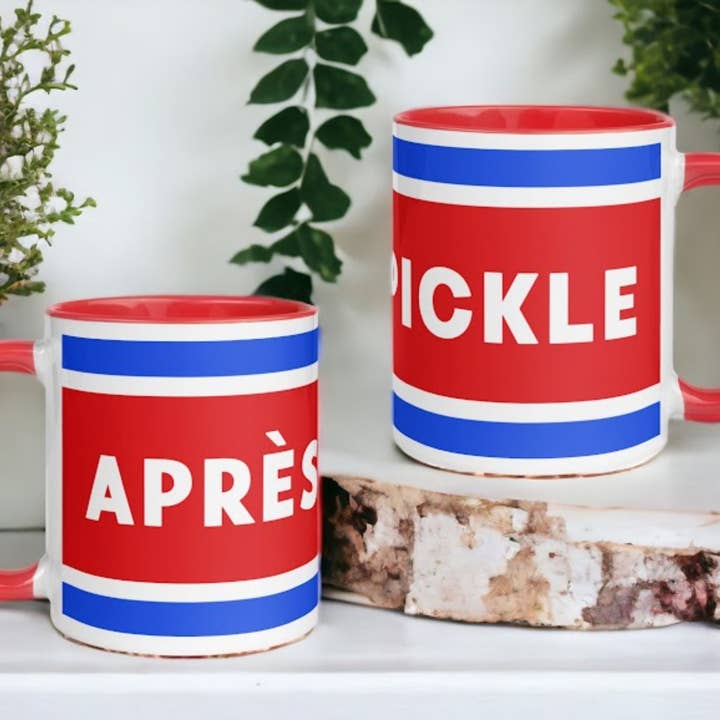 PILLOWPIA - Wholesale Coffee Mug - après pickle mug pickleball lover gift (12 color combos)