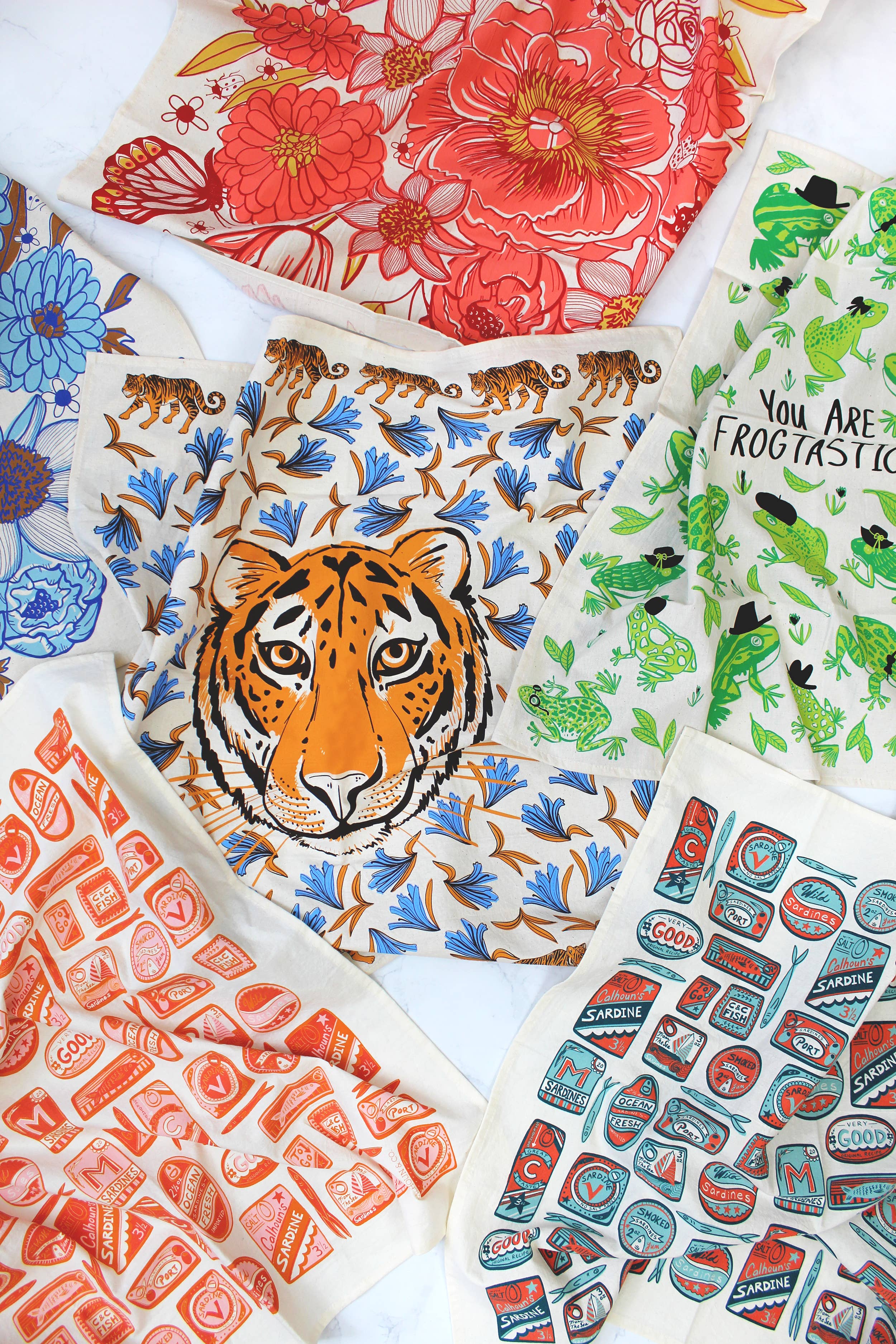 Calhoun & Co. - Vendita all'ingrosso Strofinacci - Strofinaccio Sardines5