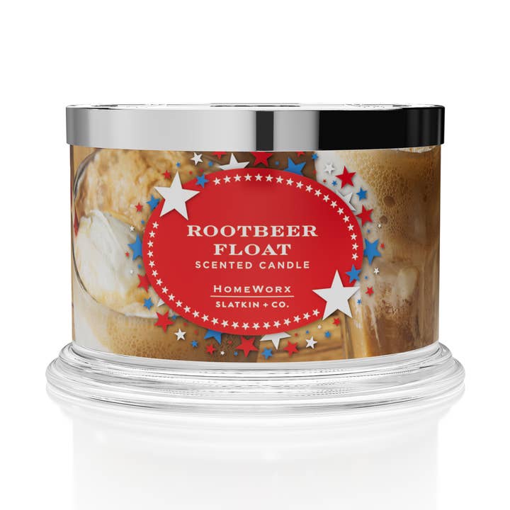 Rootbeer-Float 4-Docht-Kerze für den Großhandel von HomeWorx by Slatkin + Co.