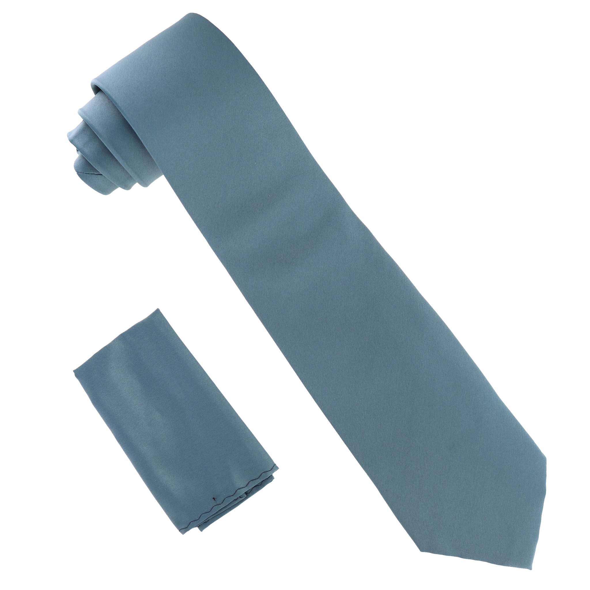 Dubal Brothers – wholesale Slipsar – Herr – Vittorio Farina Solid Satin slips & Pocket Square av Classy Manschettknappar7