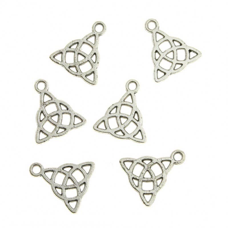 UniArt - Wholesale Individual Charm/Pendant - Celtic Triquetra, Bag With 10 Units0
