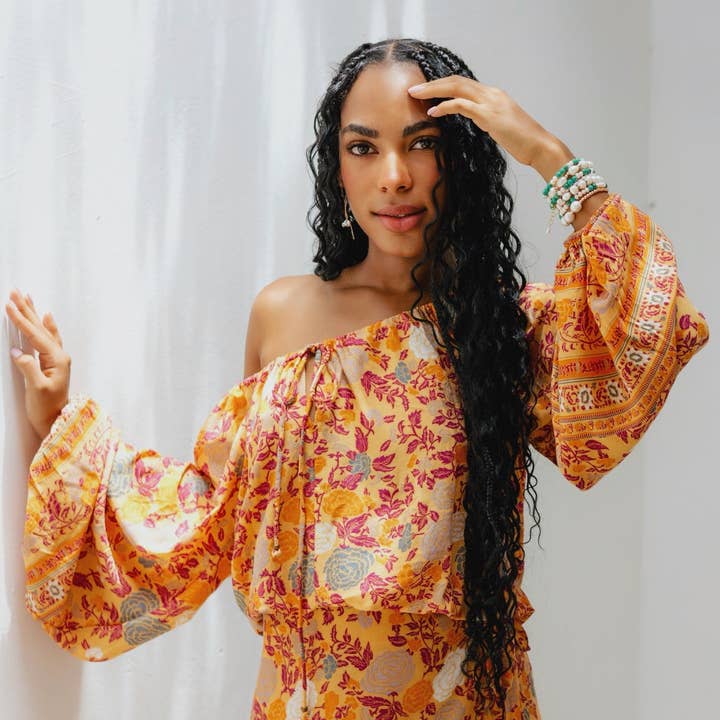 Parker Mini Skirt in Wildflower for wholesale by Sea Lustre