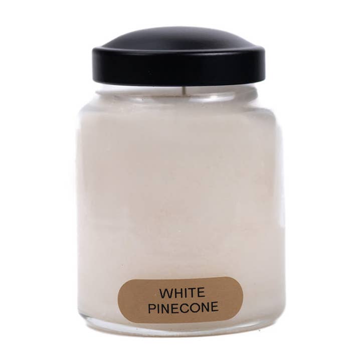 KOTL Baby Candle (6oz.) - White Pinecone for wholesale by A Cheerful Giver